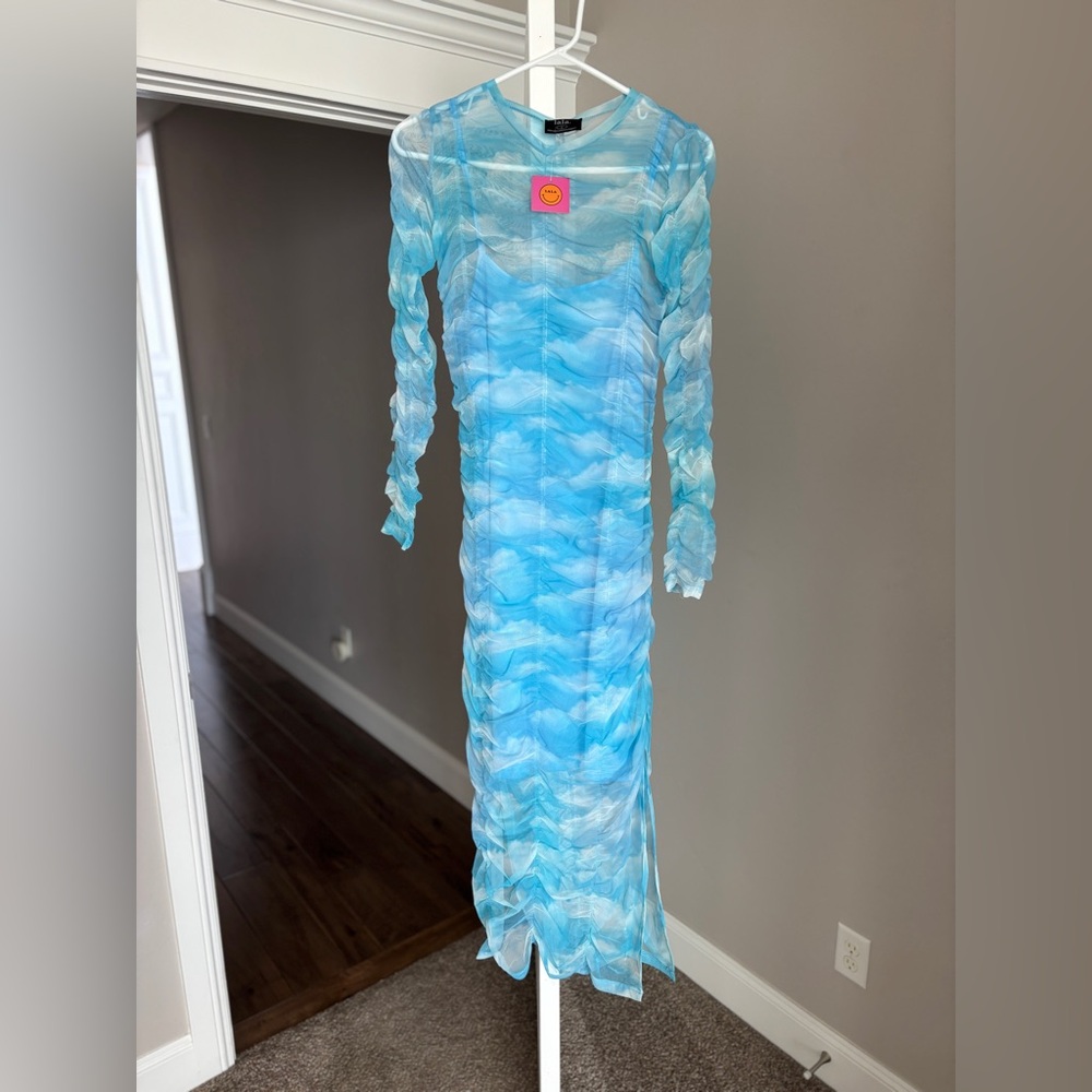Dressed in lala cloud dress stretch slip NWT